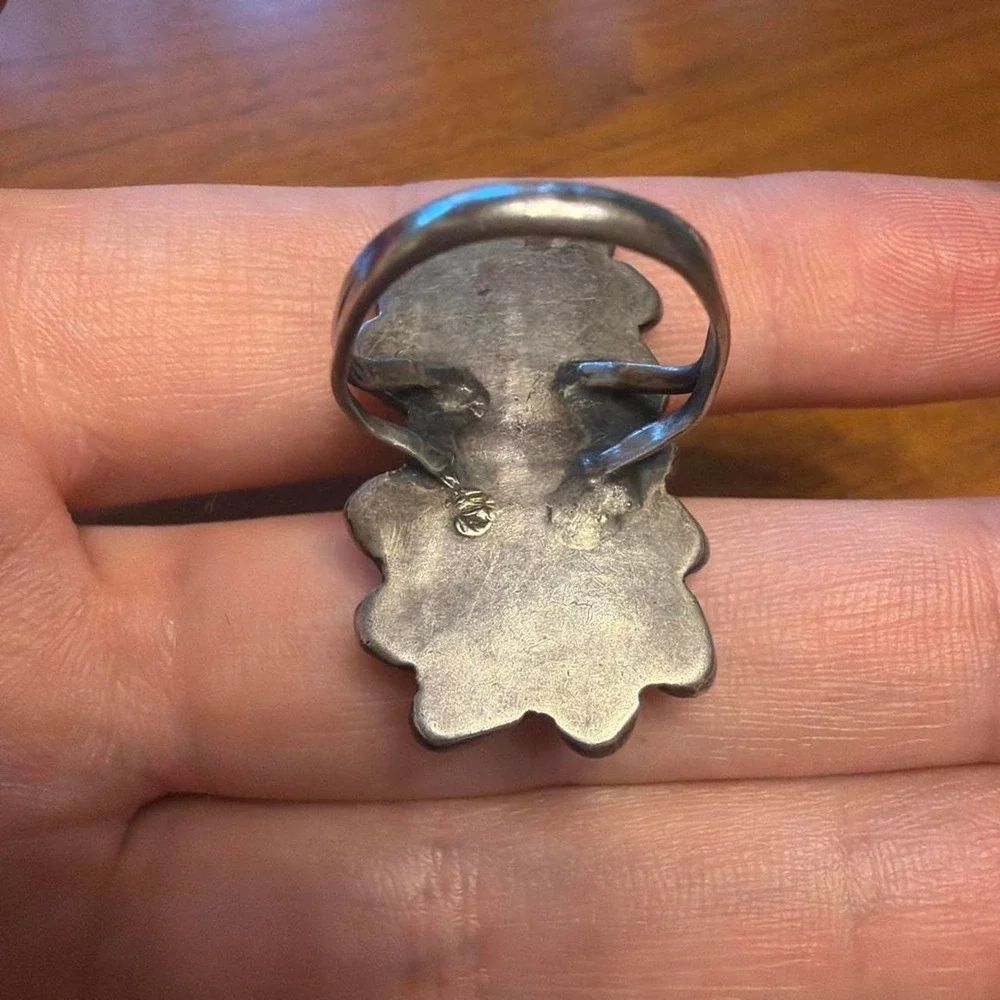 Vintage Sterling Silver and Turquoise Ring
